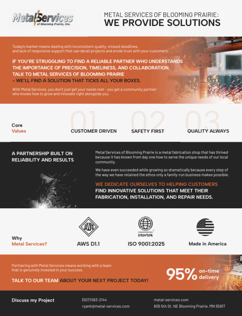 metal service fabrication