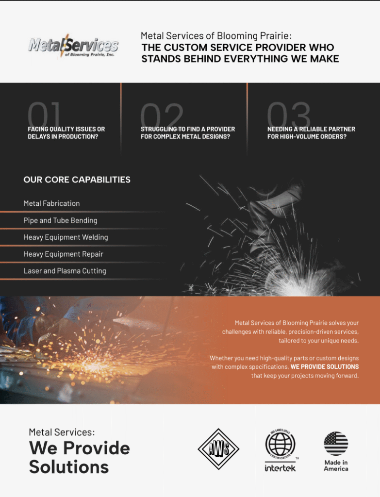 industrial metal fabrication services​